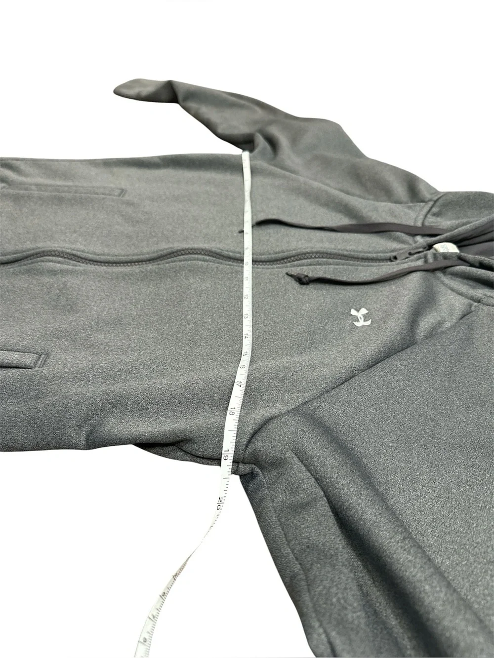 Under Armour Storm Fleece Full Zip Hoodie Heather Gray Medium M - Picture 8 of 8